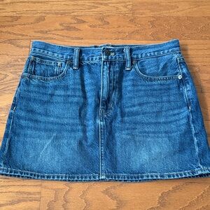 Madewell denim skirt